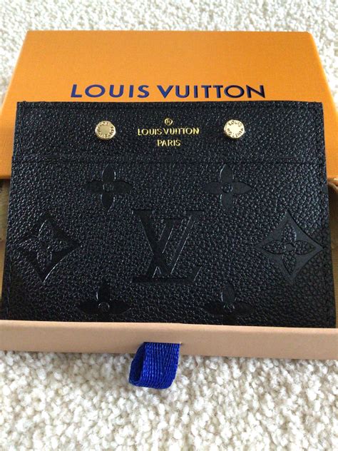 louis vuitton card hilder|Louis Vuitton empreinte card holder.